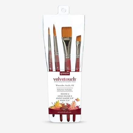 ARTIFY 15-Pc Professional Oil & Acrylic Brush Set With Natural Wood