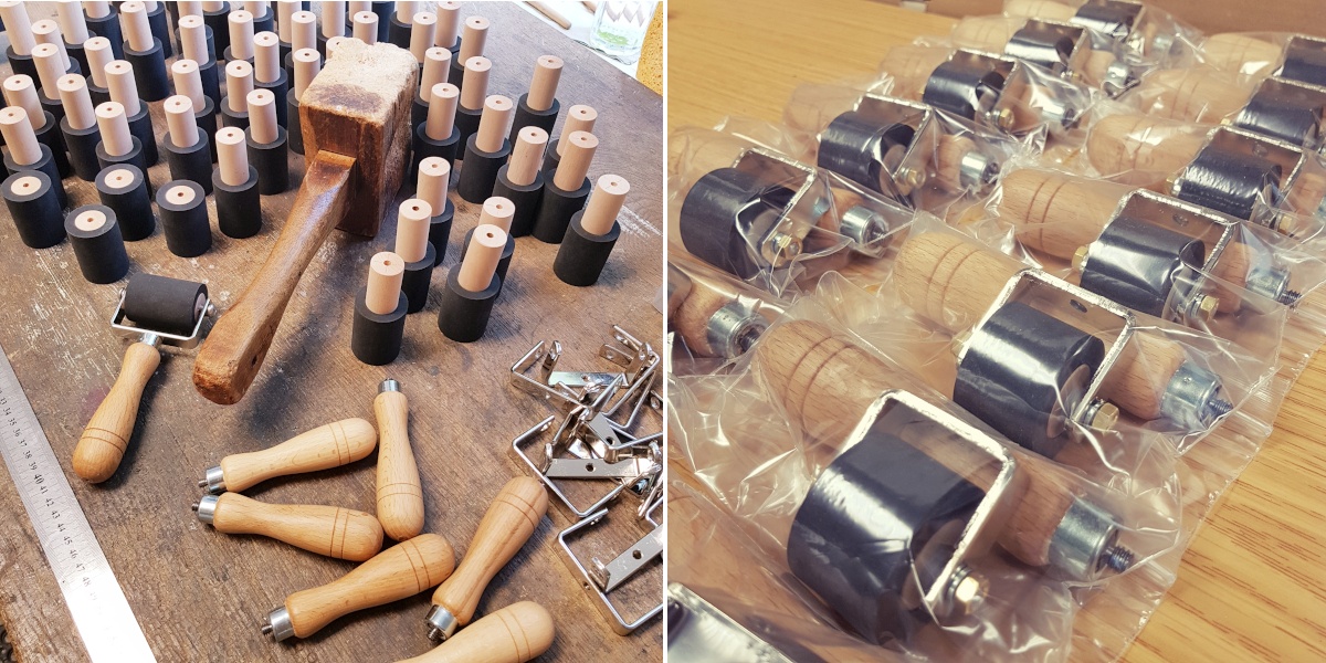 Making Student Rubber Rollers