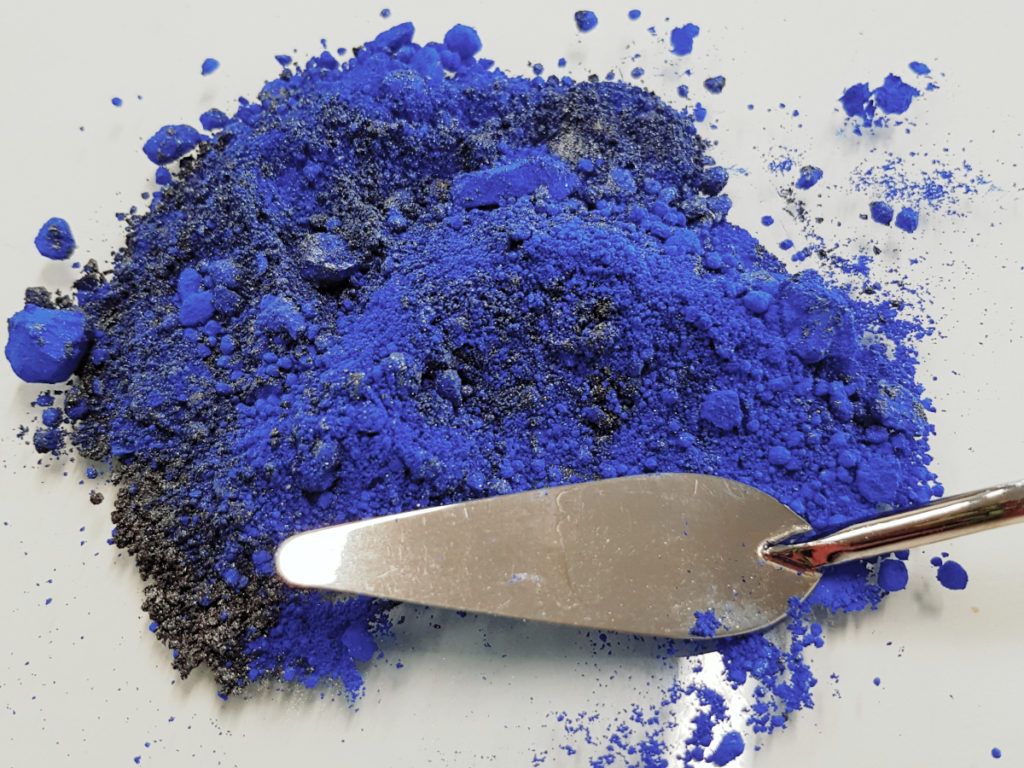 Pigments Mixing Ultramarine with Silver 1024x768