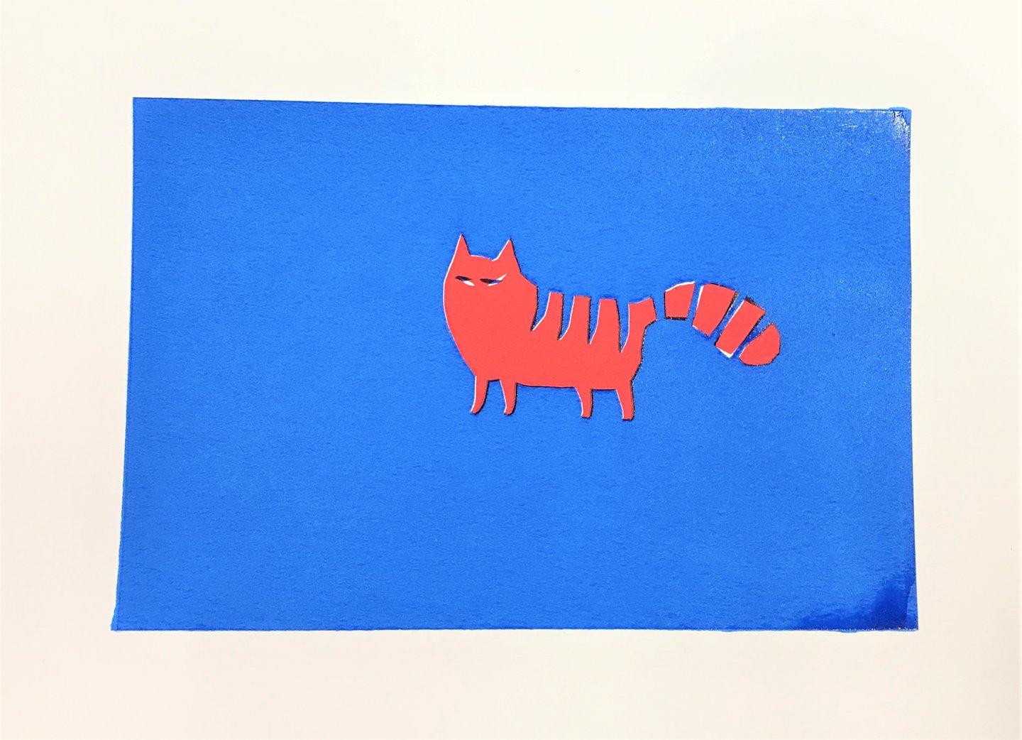 Screen printing Demo Jacquis Cat for blog