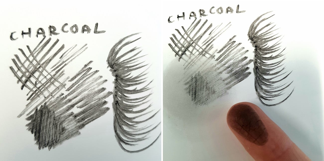 Yupo Testing Charcoal Combined