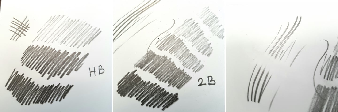 Yupo Testing Pencils