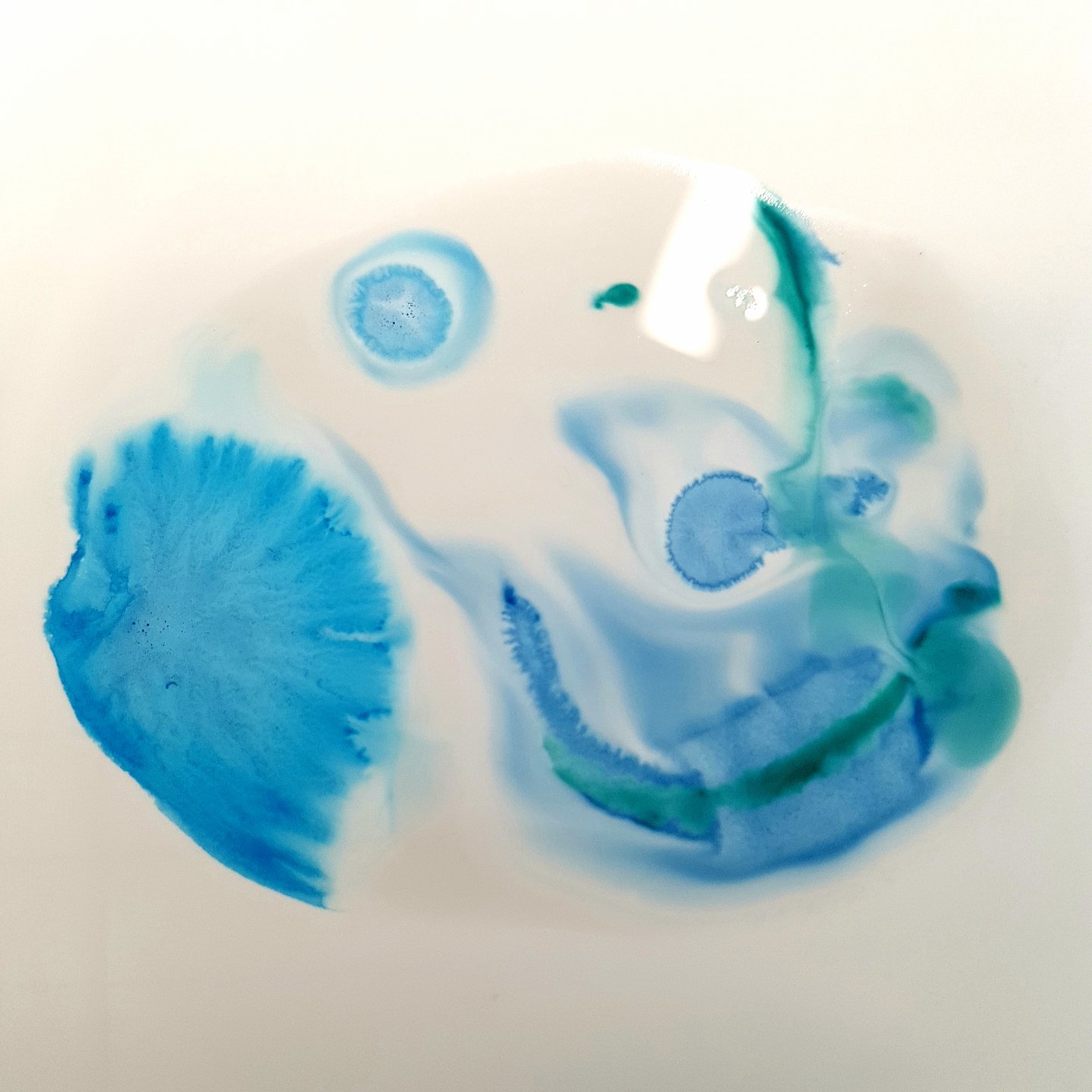 Yupo Testing Watercolour Wet Blues