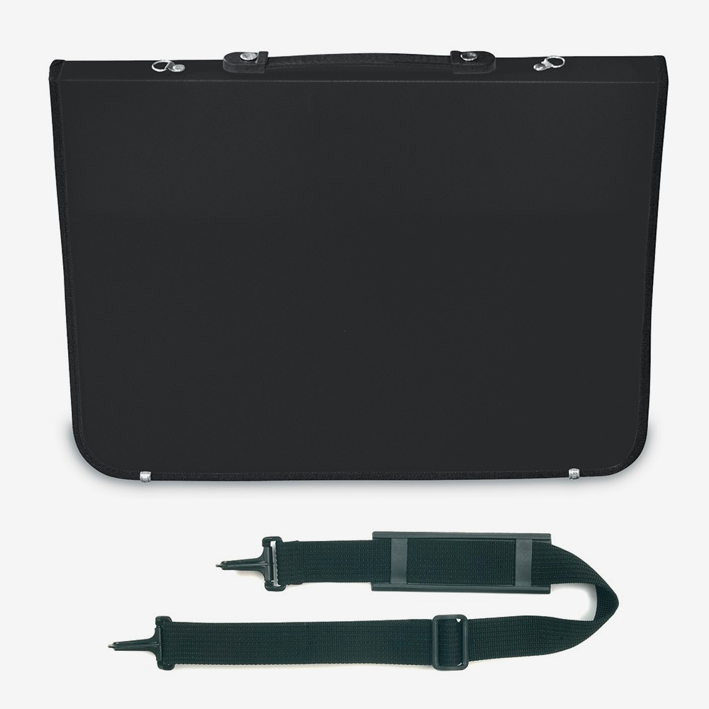 Mapac Academy Portfolios Black With Shoulder Strap